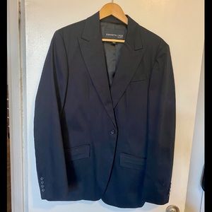 Kenneth Cole black cotton blazer